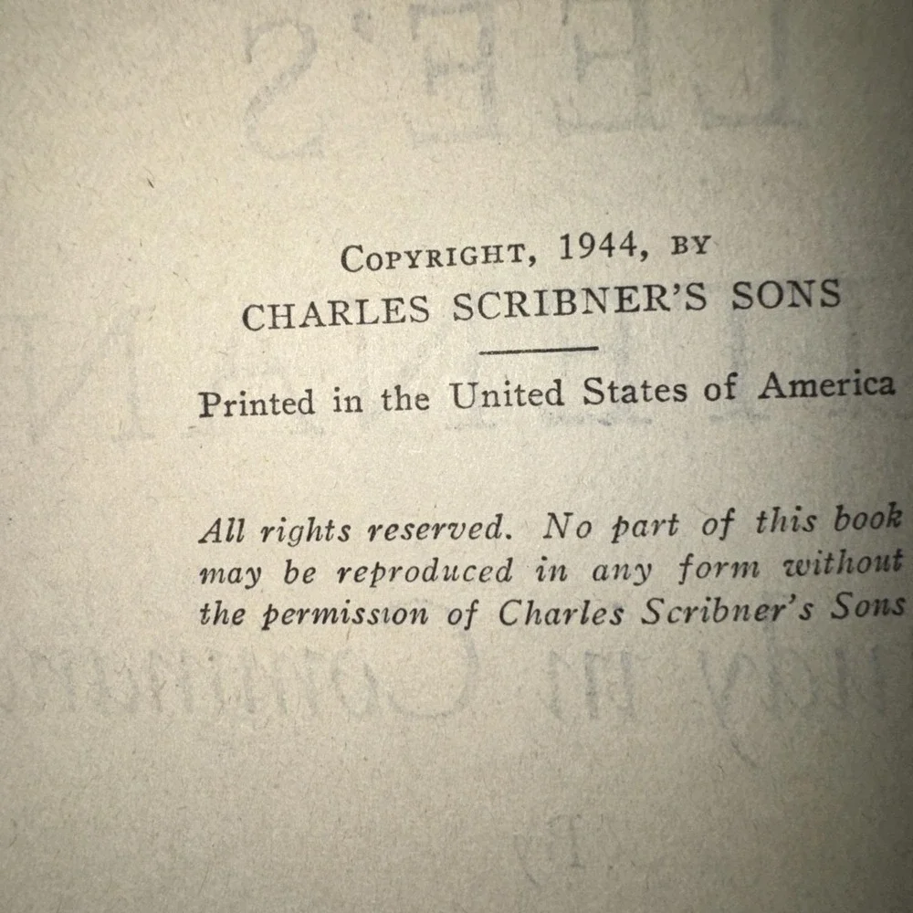 LEE'S LIEUTENANTS 3 Volume Set by Douglas Southall Freeman 1942-1944